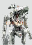  1girl cockpit copyright_name dark_skin dark_skinned_female eyewear_on_head grey_background grey_hoodie gun highres holding holding_gun holding_weapon hood hoodie mecha open_hand osakana_(denpa_yun&#039;yun) science_fiction sitting sketch stryder_(titanfall) titanfall titanfall_(series) weapon 