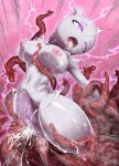  anthro bodily_fluids breasts female genital_fluids genitals hi_res kicktyan legendary_pok&eacute;mon mewtwo nintendo nude penetration pok&eacute;mon pok&eacute;mon_(species) pussy sex solo tentacles tongue vaginal video_games 