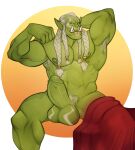  abs absurd_res balls big_balls big_penis blizzard_entertainment genitals green_penis hair hi_res humanoid humanoid_genitalia humanoid_penis humanoid_pointy_ears leelikessmut male nipples not_furry orc orc_humanoid penis solo varok_saurfang video_games warcraft 