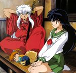  higurashi_kagome inuyasha shippo tagme 