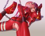  ass bodysuit bondage darling_in_the_franxx horns pussy uncensored zero_two_(darling_in_the_franxx) 