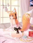  animal_ears feet jayamon lingerie see_through tagme tail thighhighs 