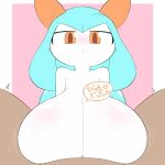  big_breasts bodily_fluids breasts cum cum_between_breasts female genital_fluids hi_res huge_breasts hyper hyper_breasts k-10 kirlia looking_at_viewer male male/female nintendo pok&eacute;mon pok&eacute;mon_(species) sex shiny_pok&eacute;mon spread_legs spreading titfuck video_games white_body 