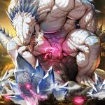 abs anthro aroused balls biceps bodily_fluids breath breath_cloud claws crystal detailed_background dominant dominant_male duo elemental_manipulation frozen genital_fluids genitals glowing glowing_eyes godzilla godzilla_(series) hi_res horn ice ice_manipulation jacketbear kaiju lying male male/male male_penetrated male_penetrating male_penetrating_male monster muscular muscular_anthro muscular_male muscular_thighs nipples nude on_back open_mouth pecs penetration penis piledriver_position pupils reptile scales scalie serratus sex shimo_(kaiju) slit slit_penetration slit_play slit_pupils smile smirk submissive submissive_male tail teeth toho tongue tongue_out triceps white_body white_scales