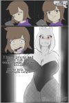  absurd_res andromorph anthro big_breasts big_female blush breasts bunny_costume clothing costume domination duo female female/female female_domination hi_res human intersex male male/female mammal mojiuwu protagonist_(undertale) thick_thighs toriel undertale video_games 