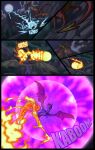 activision breath_powers comic dragon duo electricity elemental_creature female feral fight fire flame_(spyro) hi_res male moon mythological_creature mythological_scalie mythology scalie spyro spyro_the_dragon xannador