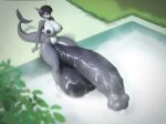 animal_genitalia animal_penis anthro balls big_balls big_breasts big_penis big_tail bodily_fluids breasts bubble cum cum_bubble cum_drip cum_everywhere cum_on_balls cum_on_own_balls cum_on_own_penis cum_on_penis cum_on_self cum_pool cum_string dark_nipples dripping ejaculation equine_genitalia equine_penis excessive_cum excessive_genital_fluids fish genital_fluids genitals grass green_eyes gynomorph hi_res huge_balls huge_breasts huge_penis hyper hyper_balls hyper_genitalia hyper_penis intersex looking_at_viewer marine messy musk notched_ear outside partially_submerged penis plant public shark sitting solo source_request swimming_pool tail thick_thighs unknown_artist