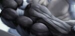  ? anthro beastars brown_body brown_fur canid canine canis claws duo feet fur grey_body grey_fur legoshi_(beastars) low-angle_view macmuk macro male male/male mammal micro mtfoxx soles toes unaware wolf worm&#039;s-eye_view 