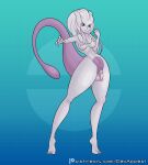 animal_genitalia animal_penis balls breasts dex_appeal feline_genitalia feline_penis flaccid generation_1_pokemon genitals glare gynomorph hair hand_out hi_res humanoid intersex legendary_pokemon looking_at_viewer mammal mewtwo nintendo nipples nude penile_spines penis pokemon pokemon_(species) pokemorph purple_eyes simple_background slim solo tail unusual_anatomy unusual_genitalia white_hair