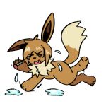  &gt;.&lt; 1:1 2024 alpha_channel ambiguous_gender arm_flailing bodily_fluids chest_tuft crying cute_fangs dipstick_tail eevee feral generation_1_pokemon jackrabbit_(artist) leg_flailing lying markings munchkin_(jackrabbit) nintendo pokemon pokemon_(species) sad simplified_pawpads solo tail tail_markings tantrum tear_puddle tears tuft upset 