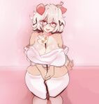  absurd_res anthro blush breasts canid canine canis clothed clothing digital_media_(artwork) domestic_dog eyewear female freckles fur furbait_(artist) glasses hair hi_res leash looking_at_viewer mammal open_mouth simple_background smile solo topwear 