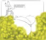  butt clothed clothing disney english_text fart female gofenix hyper judy_hopps nick_wilde simple_background text zootopia 