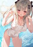  erect_nipples gaou_(matsulatte) school_swimsuit see_through swimsuits wet 