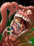  angel anthro bodily_fluids demon drooling eating female group hi_res human human_on_anthro humanoid interspecies macro male male/female mammal mawplay monster mouth_shot open_mouth oral_vore saliva saliva_string size_difference teeth tentacles throat tongue uvula vore willing_vore zapor zapor666 