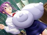  enormous gakuen_toukou_syasin gigantic_breasts huge_nipples see-through tight 