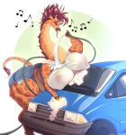  anthro big_breasts breasts car clothing female ford ford_aerostar giraffe giraffe_mom giraffid huge_breasts javanshir mammal mature_female nipple_outline shirt solo thick_thighs tongue tongue_out topwear vehicle water wet wet_clothing wet_shirt wet_topwear 