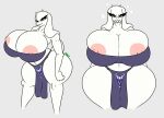  &lt;3 2021 anthro areola big_breasts boss_monster bovid breasts caprine clothing eyelashes female fur grey_background huge_breasts long_ears looking_at_viewer mammal nipple_slip nipples riku9797 signature simple_background smile solo toriel undertale video_games white_body white_fur wide_hips 