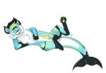  absurd_res cat-shark cyancyn fan_character feral genitals hi_res invalid_tag male penis pinup pose solo 