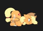  applejack_(mlp) ass_up bdsm bent_over bodily_fluids bondage bound butt cum cum_in_pussy cum_inside enzodoesart equid equine female friendship_is_magic genital_fluids hi_res horse lots_of_cum mammal my_little_pony pony rear_view rope rope_bondage solo 