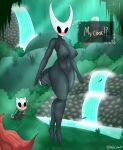  absurd_res arthropod big_breasts breasts cloak clothing duo exposed female hi_res highoncoffee hollow_knight hornet_(hollow_knight) insect male male/female suprised_look team_cherry thick_thighs vessel_(species) video_games 