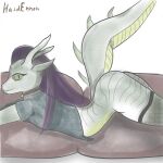  anthro butt female hardenonn hi_res reptile scalie solo tagme 