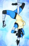  anthro artist breasts canid canine cassielink dancing digital_media_(artwork) fanartfox female furry hi_res invalid_tag lucario mammal nintendo pawpads pok&eacute;mon pok&eacute;mon_(species) pole pole_dancing sketch solo video_games 