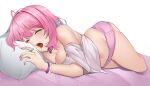  idolmaster idolmaster_cinderella_girls pink_hair sleeping tagme_(artist) yumemi_riamu 