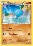  amphibian armless black_sclera blush detailed_background edit female feral genitals happy hot_spring nintendo nude pok&eacute;mon pok&eacute;mon_(species) pok&eacute;mon_tcg pussy sekrit sitting solo spread_legs spreading trading_card_game uncensored video_games water wooper youjomodoki 