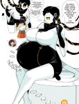  2021 after_vore animal_humanoid anthro anthrofied belly big_belly big_breasts breasts cake cat_humanoid cat_tail chell_(portal) dessert dialogue digital_media_(artwork) duo english_text felid felid_humanoid feline feline_humanoid female female/female female_pred female_prey food glados human humanoid lewdlemage machine mammal mammal_humanoid non-mammal_breasts portal_(series) robot rumbling_stomach shaded sound_effects speech_bubble surprised_expression text valve video_games vore 