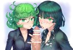  censored cum erect_nipples fubuki_(one_punch_man) mogudan one_punch_man penis tatsumaki_(one_punch_man) 