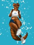  2021 anthro breasts clothing digital_media_(artwork) female fivel footwear hi_res non-mammal_breasts reptile scalie shoes solo 