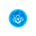  3d crystal diamond_(symbol) flower_(symbol) game_model highres illumina_orb l.e.n.s._logo new_pokemon_snap no_humans official_art orb pokemon shiny simple_background white_background 