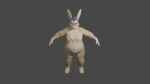  3dcg animated eyewear glasses kah lagomorph leporid male mammal rabbit slightly_chubby 