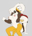  anatid anseriform anthro avian bird breasts della_duck disney drockdraw duck ducktales ducktales_(2017) duo female female_penetrated hi_res huey_duck incest_(lore) larger_penetrated male male/female male_penetrating male_penetrating_female nude penetration sex size_difference 