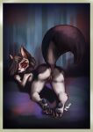  anthro canid canine canis female furryporky helluva_boss hi_res loona_(vivzmind) mammal pinup pose solo wolf 