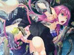  1girl censored demon_girl female game_cg maou_no_musume_wa_chou_namaiki_!! monster_girl pink_hair pussy relic sex succubus tentacle vaginal 