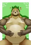  &lt;3 2021 anthro belly brown_body brown_fur canid canine fur gyobu hi_res humanoid_hands kemono male mammal moobs nipples overweight overweight_anthro overweight_male raccoon_dog solo tanuki tokyo_afterschool_summoners toorin video_games 