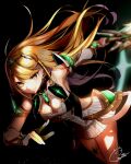  aegis_sword_(xenoblade) bangs bare_legs bare_shoulders black_background blonde_hair breasts bright_pupils chest_jewel cleavage cleavage_cutout clothing_cutout dress earrings elbow_gloves gloves highres holding holding_sword holding_weapon jewelry long_hair medium_breasts mythra_(xenoblade) polkaboxx short_dress super_smash_bros. swept_bangs sword thigh_strap tiara very_long_hair weapon white_dress white_gloves white_pupils xenoblade_chronicles_(series) xenoblade_chronicles_2 yellow_eyes 