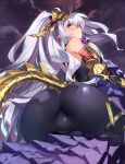  92m armor ass bodysuit garter granblue_fantasy medusa_(shingeki_no_bahamut) pointy_ears 