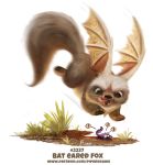  ! 2019 ambiguous_gender arachnid arthropod bat-eared_fox black_eyes brown_eyes brown_fur canine cryptid-creations feral fur grass humor licking licking_lips mammal membranous_wings open_mouth pawpads pounce pun scorpion simple_background solo tan_fur tongue tongue_out visual_pun whiskers white_background wings 