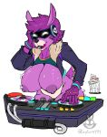  absurd_res alpaca anthro big_breasts bodily_fluids breasts camelid christomwow dj_bop epic_games female fortnite genitals hi_res huge_breasts humanoid_genitalia humanoid_penis intersex licking licking_lips mammal masturbation nipples penis pussy saliva solo tongue tongue_out turntable_(decks) video_games 