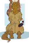  &lt;3 2021 anthro big_breasts big_butt blonde_hair bodily_fluids breasts brown_body brown_fur butt curvy_figure deep_throat driiadi duo felid feline fellatio female female_penetrated fluffy fluffy_tail fur fur_pattern gnoll hair hand_on_head head_grab hi_res huge_breasts hyaenid implied_oral kneeling leo_pardalis leopardus male male/female male_penetrating male_penetrating_female mammal mane nude ocelot oral penetration penile rear_view ria_(gnoll) sex spots sweat tail_curl thick_thighs voluptuous wide_hips 