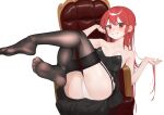  dress long_hair original panties red_hair rubyaano_(ducl323) stockings thighhighs underwear 