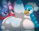  &lt;3 &lt;3_eyes ? angry animatronic anthro avian balls beak big_balls big_penis bird black_nose blue_body blue_eyes blue_fur bonnet_(fnafsl) bow_tie erection eyelashes fan_character female five_nights_at_freddy&#039;s fur genitals green_eyes group hi_res huge_balls huge_penis humanoid_genitalia humanoid_penis hyper hyper_balls hyper_genitalia lagomorph leporid looking_at_another looking_at_genitalia looking_at_partner machine male male_focus mammal penguin penis pink_body pink_fur plushtrapboyuwu presenting presenting_penis puppet_bonnie_(fnafsl) purple_eyes rabbit robot rosy_cheeks sister_location smile thick_thighs tongue tongue_out video_games 