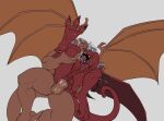  absurd_res anal bodily_fluids brooklyn_(gargoyles) disney duo feet gargoyle gargoyles hi_res hudson_(gargoyles) humanoid male male/male saliva saliva_string smagma spread_wings sweat tongue tongue_out wings 