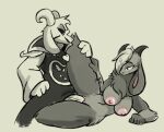  anthro asriel_dreemurr_(god_form) bovid breasts caprine clothed clothing crossgender duo female female_penetrated floppy_ears fur fur_markings geferon_(geferon) goat grey_body grey_fur greyscale horn male male/female male_penetrating male_penetrating_female mammal markings monochrome nude penetration penile penile_penetration penis_in_pussy polarfoxpat robe sex sketch undertale vaginal vaginal_penetration video_games 