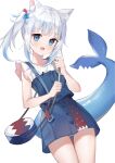  animal_ears gawr_gura hololive hololive_english kyaroru tail 