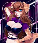  2021 anthro blue_eyes breasts canid canine canis clothed clothing digital_media_(artwork) domestic_dog eyebrows eyelashes female hi_res looking_at_viewer mammal pacevanrign solo 