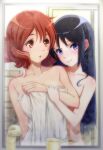  atom_b hibike!_euphonium kousaka_reina naked oumae_kumiko towel yuri 