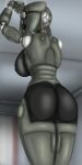  android assaultron_(fallout) bdsm bethesda_softworks bondage bound chain chained fallout female hi_res humanoid machine robot ruanshi solo video_games 